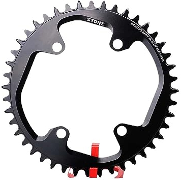 SkyjOy Platos para Bicicletas Plato Redondo 110 BCD 34 36 38 40 42 46 58T 60T Diente Road Bike Chainwheel 110bcd Plato Ovalado 32 MTB (Color : 50T)