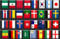 DERAYEE Weltflaggengirlande Banner mit 100 Ländern -Flaggen der Fußball-Europameisterschaft und Olympischen Spiele 2024，Dekoration Bar Garten Club Restaurant Party Events（14 X 21cm）
