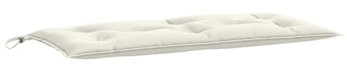 vidaXL Gartenbank-Auflage Melange Creme 100x50x7 cm Stoff