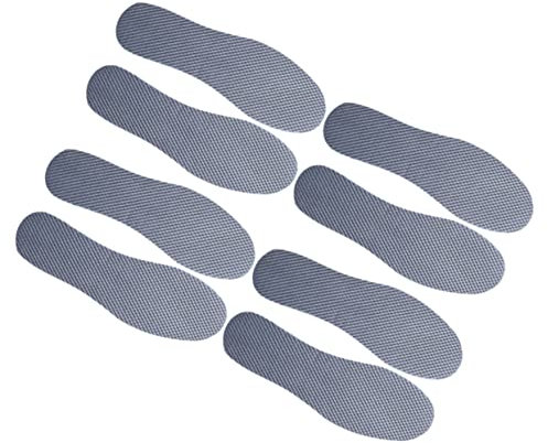 BCOATH 4paare Atmungsaktive Stoßdämpfende Sport-einlegesohlen Schweißabsorbierend Ergonomisch Geformt Für Herren Optimaler Fußkomfort Und Gelenkschutz Bei Langer Nutzung