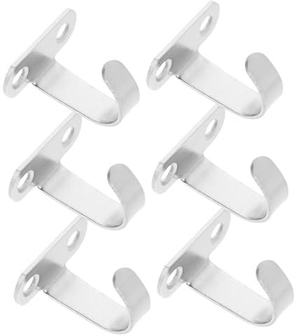 TINEASUR Eisen Deckenhaken in Silber, Robust und Zuverlässig