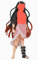 HTGWCG Figur Anime Spielzeugfigur, 20 cm Kamado Nezuko Figuren, Figur Anime Modell, Sammlerstück PVC Charaktere Statue Collectibles, Anime Figuren Statue, Autoinnenräume Anime-Fans Deko