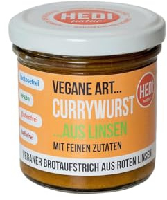 Hedi Vegane Art Currywurst aus Linsen, Bio, 140g