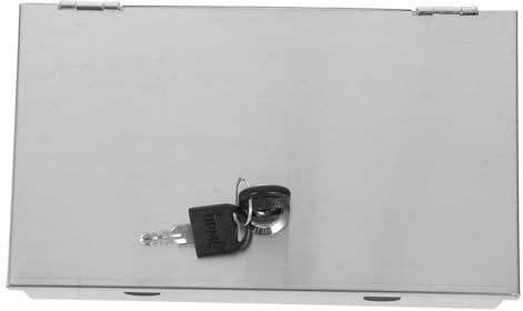 DOITOOL Weatherproof Stainless Steel Electrical Outlet Lock Box Anti-Theft Socket Cover for Home and Office Protection for Electrical Safety Modern Design Versatile Use