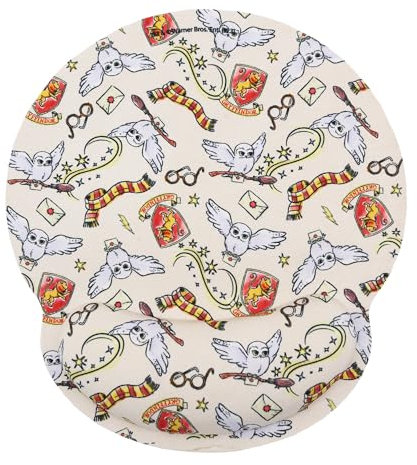 WONDEE Hedwig Harry Potter Gel Mauspad mit Handgelenkauflage mit Eule Hedwig, Ergonomisches Mousepad mit handauflage das Macht Freude, Disney Harry Potter Geschenke für mädchen und Frauen