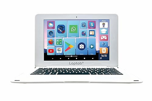 Lexibook, LAPTAB 10 Laptop mit Touchscreen, LT10DELXB | Android, Familie, Lerninhalte, Kindersicherung