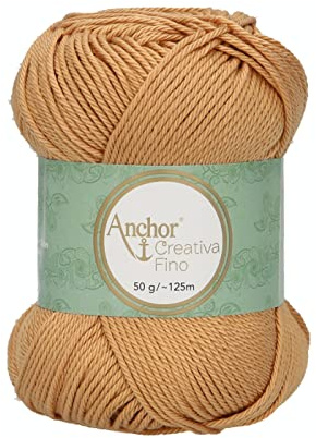 Anchor 4620004-00179 Crochet Yarn, 100% Cotton, 179, Thickness 4, 125 m, 53 g