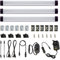 AlBOO Under Cabinet Kitchen Lights Wired LED Dimmable Warm White,28cm Under Cupboard Kitchen Lights 12V Plug in with Mains,Ultra Thin Fixture Under Couter Lights Display Lights for Cabinet 3 Pack