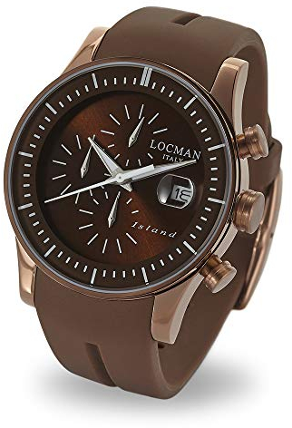 Locman Locman Italy Herrenuhr Island Chronograph braun Ref. 620
