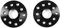 X-Parts 40mm Spurverbreiterung Schwarz 5x100 / 5x112 NLB 57,1mm 20mm pro Seite