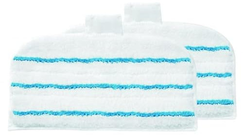 GDE - LOT DE 2 LINGETTES PATINS POUR NETTOYEUR STEAM MOP BLACK + DECKER