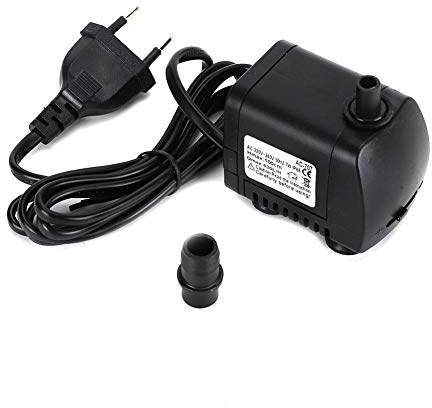 Pompe submersible, EU 220-240V Résistance aux hautes températures Minitype Pompe à eau submersible Magnetic Rotor Hydroponics Pompe à eau pour fontaine Bonsai Fish Tank