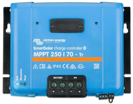 Victron Energy SmartSolar MPPT Tr 250V 70 Amp 12/24/36/48-Volt Solar Laderegler (Bluetooth)