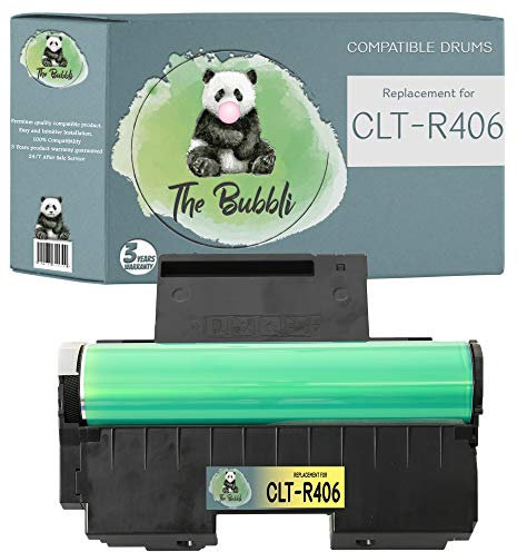 The Bubbli Original | CLT-R406 Kompatible Trommeleinheit für Samsung Xpress SL-C410W C430 C430W C460W C460FW C480W C480FN C480FW CLP-365 CLP-360 CLX-3305 CLX-3305FN 3305W (SCHWARZ/Cyan/Magenta/GELB)