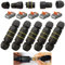 CESFONJER 5 Pack Conector Estanco 3 Polos, IP68 M25 Caja de conectores Impermeables, acoplador de manguito exterior rango de cables 6-11 mm