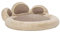 millybo  Pfote Matratze Hundekissen Kissen Hundebett Ruheplatz (XXL, Beige)