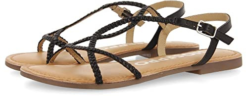 GIOSEPPO Damen Nioak Sandale, Schwarz, 38 EU