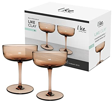like. by Villeroy & Boch – Like Glass Sekt-/Champagnerschale Braun, Spülmaschinenfest, Sektschale, Trinkgeschirr, Glas, Gläser, Kristallglas