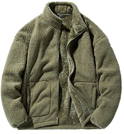 Herren -doppeltes Fleece Velvet Vielseitige Freizeitjacke Herbst und Winter sowie Samt Slim Hut -freier Baseball -Top -Jacke