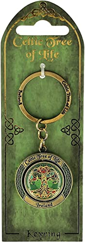 Shamrock Gift Company - Keltische Schlüsselanhänger (keltischer Lebensbaum - Spinner) 10579, bronze