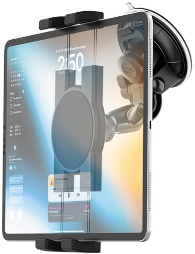 phichy Supporto per tablet per parabrezza auto, supporto per tablet da cruscotto