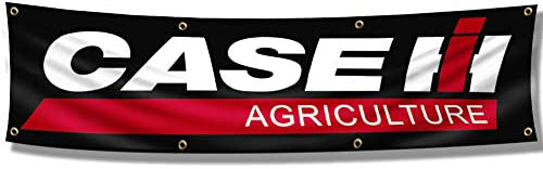 KasFlag Internationale Flagge, Banner Case IH Traktoren, Wanddekoration, Flagge, 60 x 240 cm, Vibrat-Farbe/HD-Druck, 150D Polyester, Banner, Garagendekoration