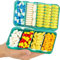 Yaklim Magnetischer Reise-Pillen-Organizer, 7 Fächer, tragbare Pillendose, großer Vitamin-Organizer mit Etiketten, tägliche Pillendose, Medizin-Organizer, großer Nahrungsergänzungsorganizer,