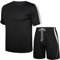 Nieery Jogginganzug Herren Tshirt Sporthose kurz Trikot Sportbekleidung für Herren Activewear Set Workout Trainingstrikot Fitness Streatwear Trainingsanzug Fußball t shirt kurze Hosen