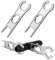 WKRTDY Ensemble de 2 Outils pour Connecteur de Panneau Solaire MC4, Clé en Métal pour Déconnexion Solide, Sertisseuse de Fil pour Câble et Connecteur de Système PV