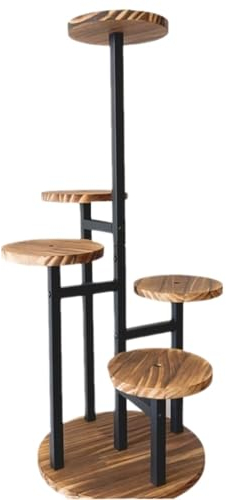 Blumenständer Blumenregal Blumenbank Pflanzenständer Aus Metall Und Holz Für Mehrere Pflanzen, Hohes Pflanzenregal, Pflanzenhalter Für Den Innenbereich Pflanzenständer Blumentreppe Pflanzenregal