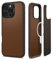 CYRILL Spigen Kajuk Mag Custodia Compatibile con iPhone 16 Pro Max (Faux Leather, TPU, PC | Saddle Brown)