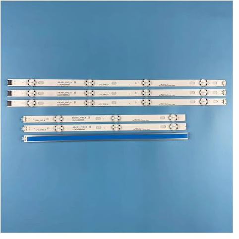 HAJMGUMC Tira de LED for iluminación trasera compatible con LG 43UJ635V 43UK6300PLB 43UJ651V 43UJ634V 43UJ630V 43UJ561V 43UJ655V LC43490059A LC43490058A
