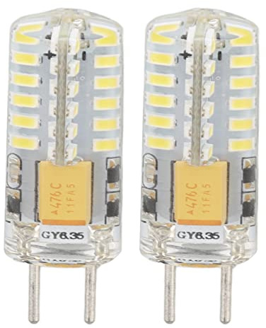 TOPINCN 48 LEDs GY6.35 Light Bulb, Super Brightness, Long Lifespan, Suitable for Various Lamp Heads, Aluminum Material