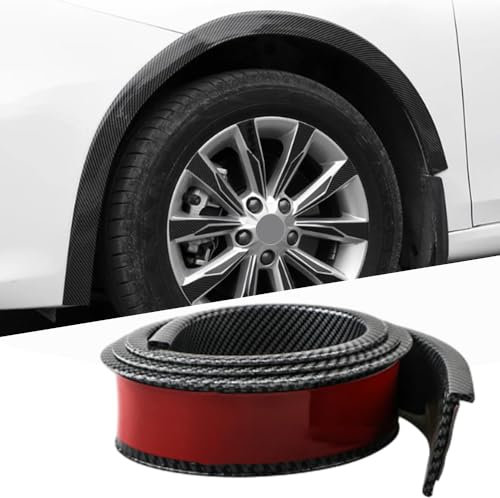 JKGBUK 4 Stück Auto Radlauf Schutzleisten für Dacia Sandero Stepway 5seat Duster 2000-2023 2024-pr, Kratzfest Auto Rad Augenbrauen Bogen Trim Lippen Streifen Rad Augenbraue Bogen Trim Aufkleber,D