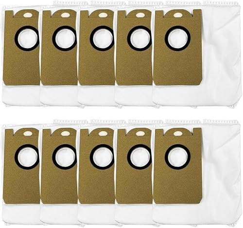 Daaxing Staubsaugerbeutel passend für MEDION X20 SW+ MD 11415 Staubsauger, Ersatzteile, Zubehör, große Kapazität, Reinigungsstation-Staubbeutel (10 Stück)