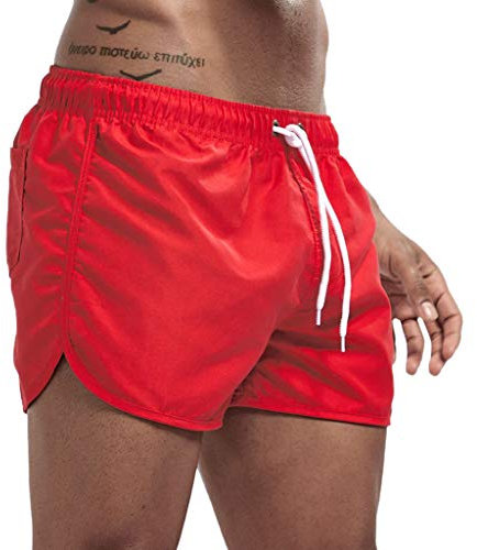 Sporthose Herren Kurz 3 Inch Mesh Basketball Shorts Herren Atmungsaktive Jogginghose Herren Kurz Tennishose Herren mit Taschen Running Shorts Herren Kurz Gym Sportshorts Schnelltrocknend Swim Shorts