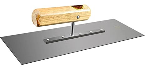 Glättkelle aus Manganstahl mit Holzgriff für Putty und Spachtel