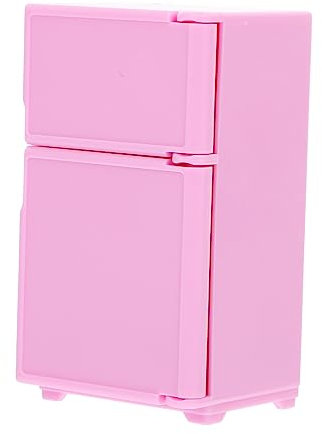 BESTonZON 1pièce Mini Frigo Décoratif pour Maison De Poupées Réfrigérateur De Cuisine Miniature pour Jouets Et Décoration De Maison Modèle Compact Et Élégant