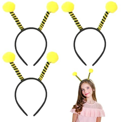 3 Pièces Bande D'Abeilles, Accessoires De Performance, Accessoires De Costumes D'Abeilles, Accessoires De Rôle, Fournitures De Fête