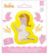 DECORA COUPOIR Communion Petit FILLE 0803038 Cortador COMUNION Chica 8,5 X 6 X 2 H CM, Amarillo, 8,5 x 6 x 2 cm