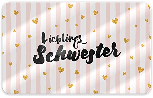 Für Dich 1010754510 Brettchen, Plastik, Mehrfarbig, 5 x 2 cm, 1 Einheiten