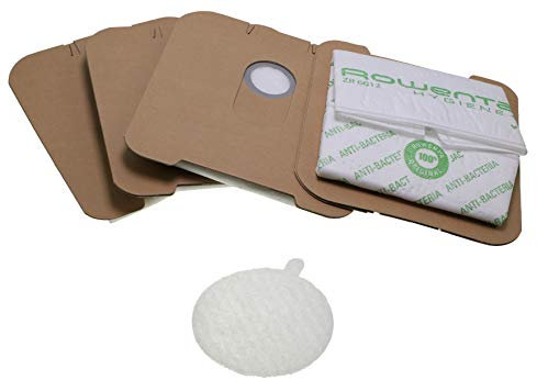 Rowenta ZR001201 Staubsaugerbeutel, Filter für RO6021, RO6031, RO6037 Staubsauger