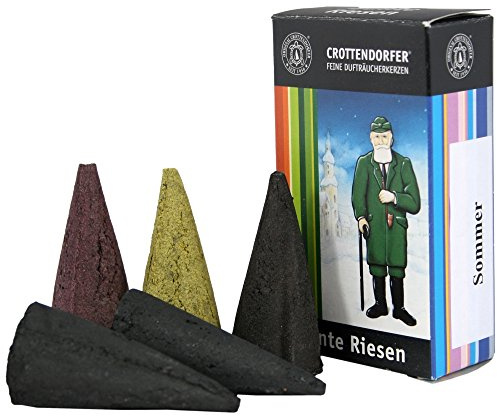 Original Crottendorfer Räucherkerzen Riesen Größe XL Sommeredition 5 Stück, Made in Germany