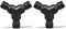 TOPWAYS® 2 Pezzi Connettore Tubo Flessibile da Giardino 1/2 Y Maschio (3 Vie) Y Male Garden Hose Connector
