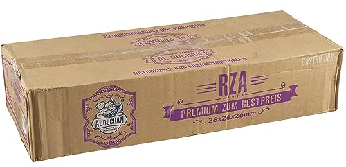 Al Duchan RZA Shisha Charcoal 10 kg Natural Charcoal 26 x 26 x 26 mm