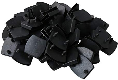 Yibuy -Lattenhalter f眉r Bett, 53 mm L盲nge, Kunststoff, 50 St眉ck