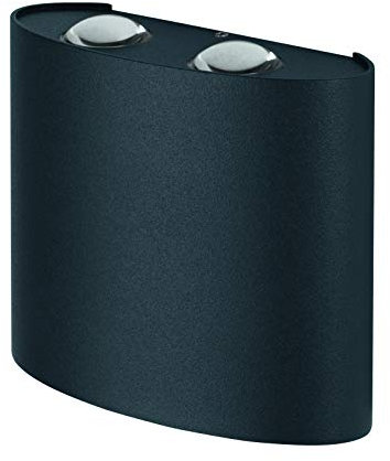 LEDVANCE LED Wand- und Deckenleuchte, Leuchte für Außenanwendungen, Dunkelgrau, Endura Style Updown Deco