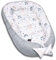 PaLulli Kuschelnest 2-seitig Babynest Babynestchen Baby Nest Nestchen Reisebett Wickelauflage Kuschelbett, Kokon Kokon für Babybett - Babys und Säuglinge, 100% Baumwolle Oeko TEX (Owls)