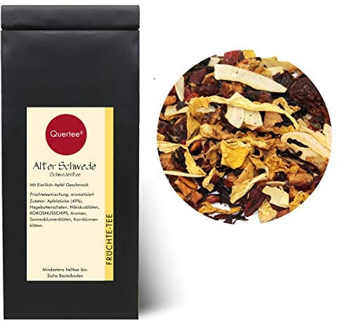 Alter Schwede - Früchtetee Schwedenapfel mit Eierlikör-Apfel Geschmack - Schwedentee (100 g)