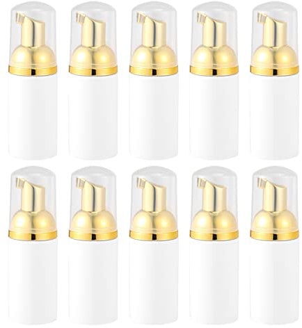 Bopfimer 10PCS 30ML Plastic Foam Pump Dispenser Bottle,Soap Mousses Liquid Dispenser,Froth Shampoo Lotion Bottling Foam Bottles